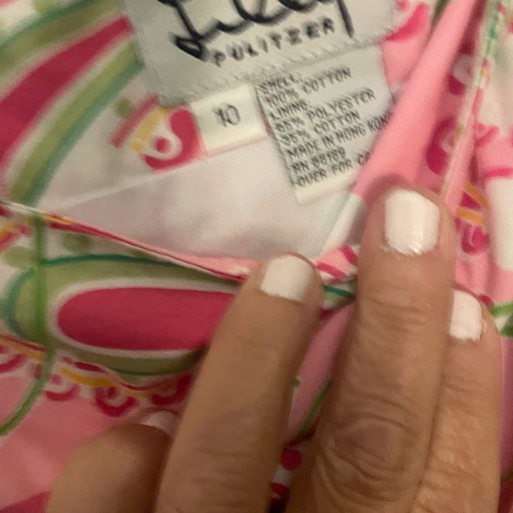 Lilly Pulitzer floral skirt